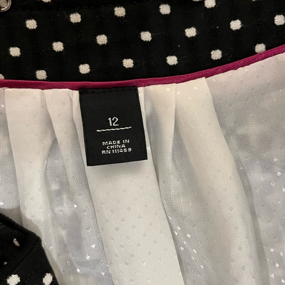 Black Polka Dot Women's Blazer - Picture 5 of 6